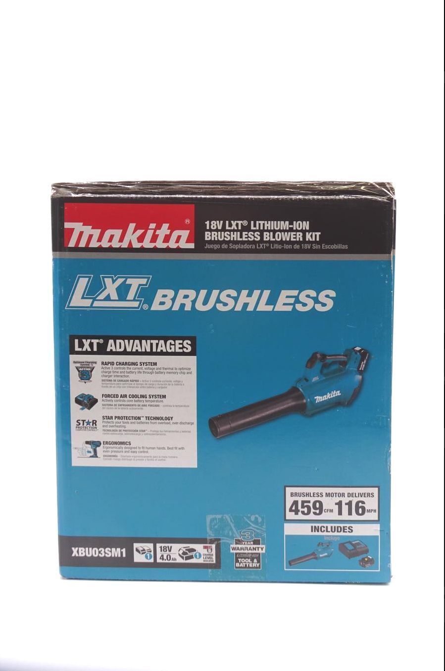 Kit de soplador inalámbrico sin escobillas azul Makita Kit de soplador inalámbrico sin escobillas azul Makita